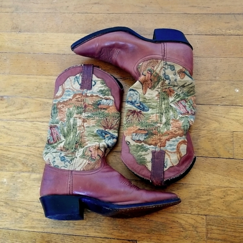 Vintage Dan Post Women's Western Boots size 6 1/2
